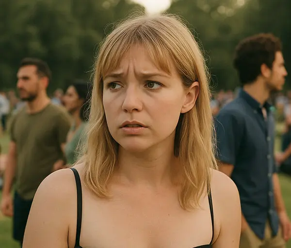A feeling of social anxiety among the crowd