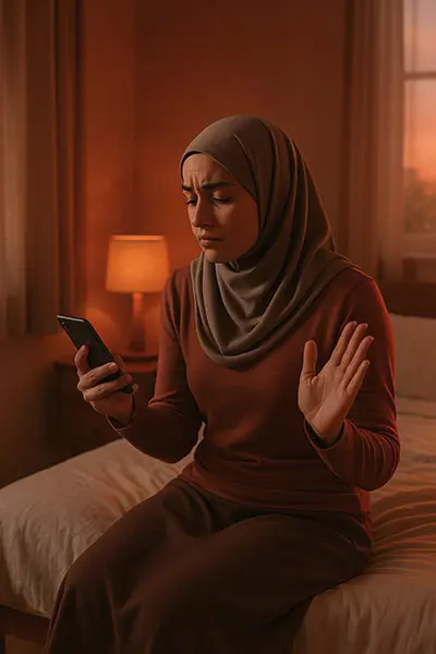  Depiction of emotional tension between loyalty and mental peace in women from collectivist cultures