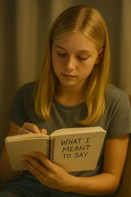 Reflecting and coping with emotional miscommunication through journaling and self-awareness