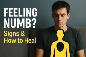 what we do when feeling emotionally numb on a quiet evening