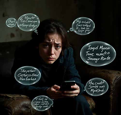 feeling overwhelmed by digital notifications and trying to disconnect