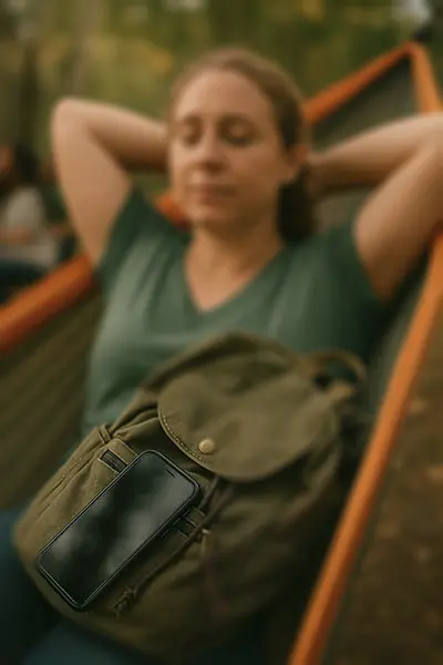 Who we can enjoying a tech-free moment? -digital wellness-