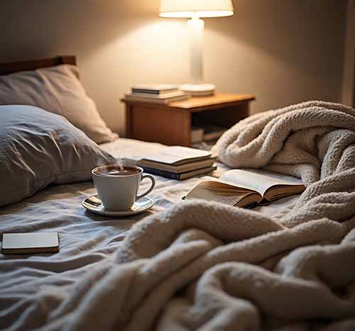 physical rest and emotional reset after energy drain