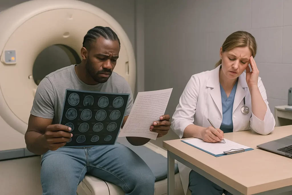 ALT text: Brain reacting to FOMO, keyword: neuroscience of FOMO
