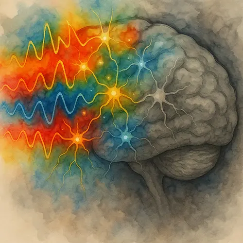 Brain waves of intensity studies on sensitivity and suppression effects.
