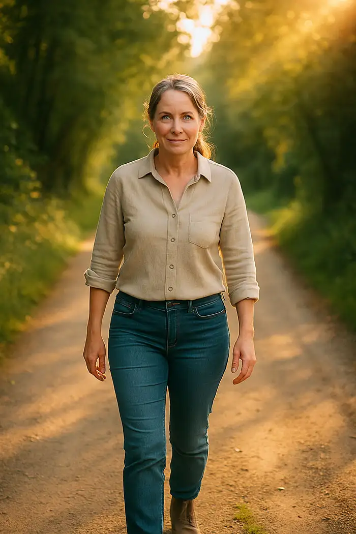 Embracing life’s purpose through small steps on a sunny path