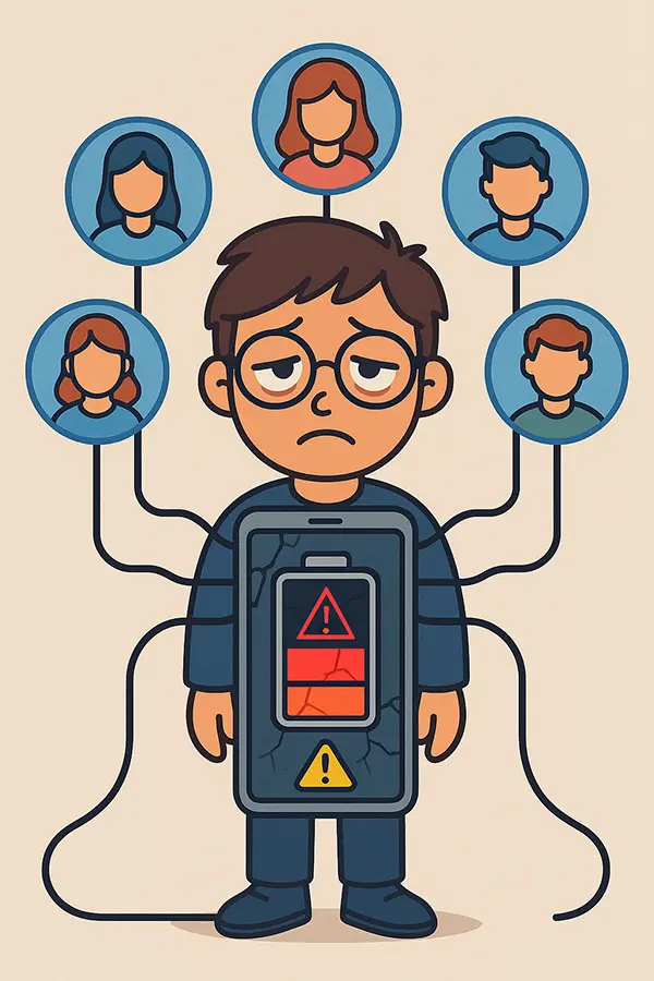 Ever feel like your energy's wired to everyone else? Spot the drain before it empties you.