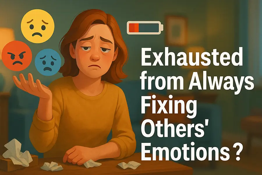 Exhausted from Always Fixing Others’ Emotions? The Hidden Burnout of Chronic Emotional Caretaking – And How to Break Free Without Losing Your Relationships
