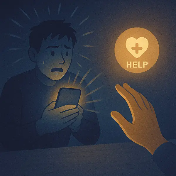 Fearful grip on buzzing phone red flags of notification phobia and when to seek specialist help