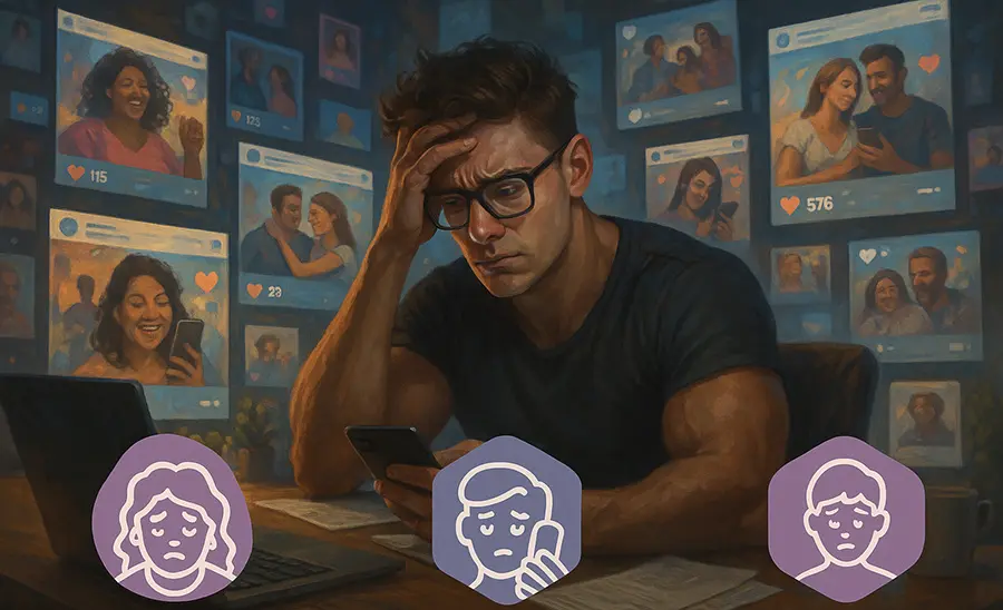 Feeling overwhelmed by social media? Keyword: digital overwhelm