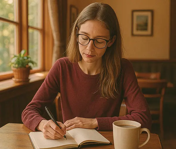 How can journaling help with uncertainty?