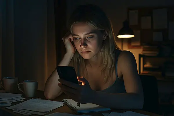I always overwhelmed by constant phone notifications at night
