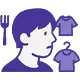 Icon Struggling with everyday decisions, like picking a meal or outfit.