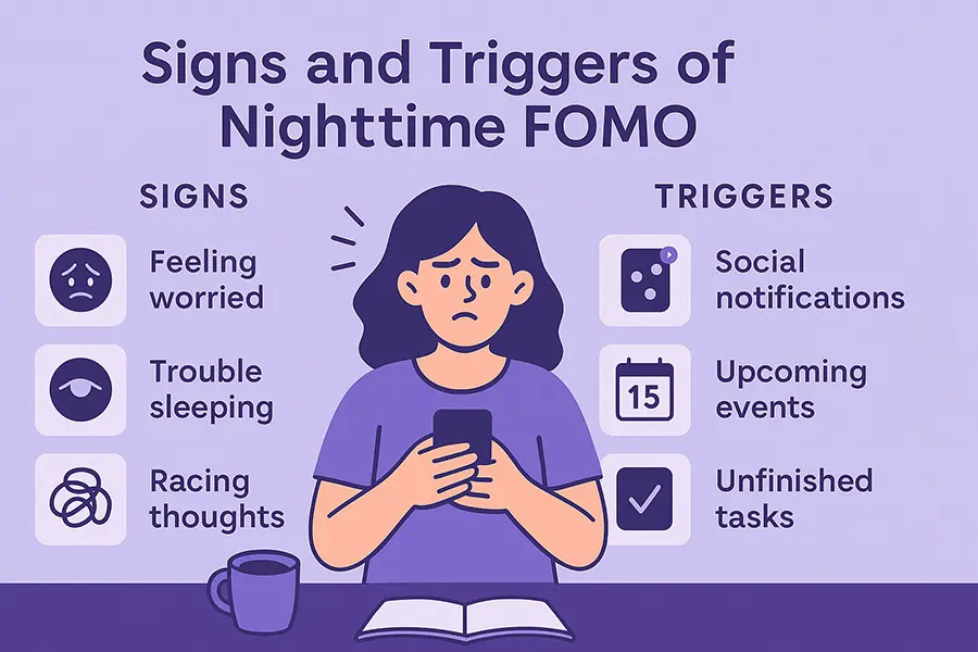 Info graphic: Why do we overthink and get FOMO more at night? What’s the damage?
