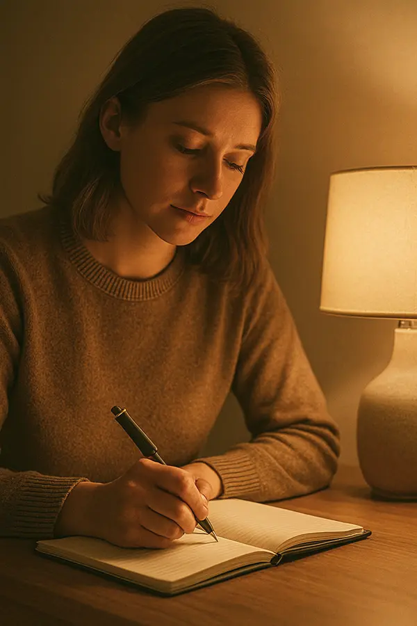 Journaling to process emotions, keyword: emotional release