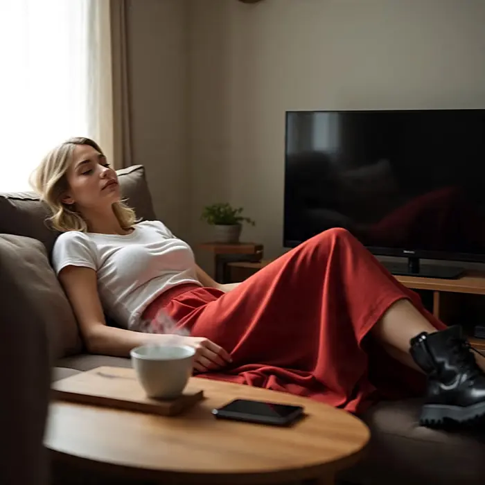 Just mute your phone. It's your chance to be by yourself and actually enjoy the silence
