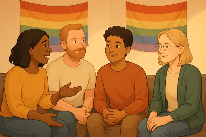 LGBTQ+ community finding safety in admitting uncertainty together