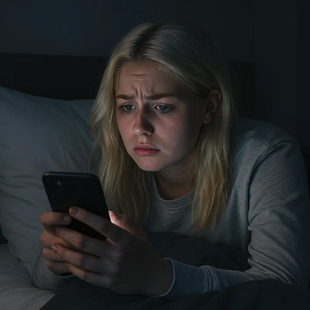 Late-night scrolling fueling FOMO anxiety why do I feel like I'm falling behind?, keyword: FOMO at night