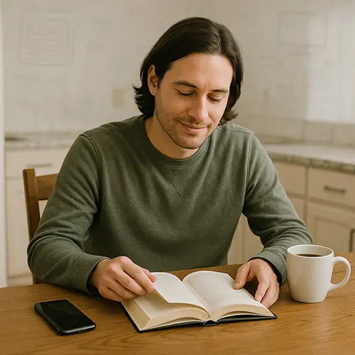 Lessons from daily information overload, showing shift to mindful habits for mental relief.