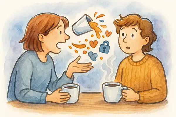 Mixing oversharing with confiding spot the subtle differences before regret hits