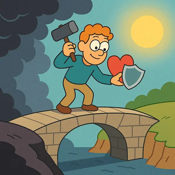 Pixar bridge building capacity for authentic self without fear.