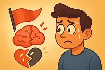 Pixar red flags deeper burnout: waving alert over brain crack, spotting when to seek help.