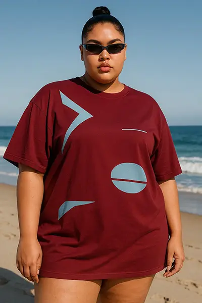 Plus-size Asian woman joyfully taking a selfie and enjoying her free time, radiating self-acceptance and body positivity. Represents the opposite of red flags: thriving without waiting for external validation or a "perfect" self-care milestone.