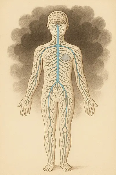 Roots of freeze: Nervous system shutdown in response to trauma thre