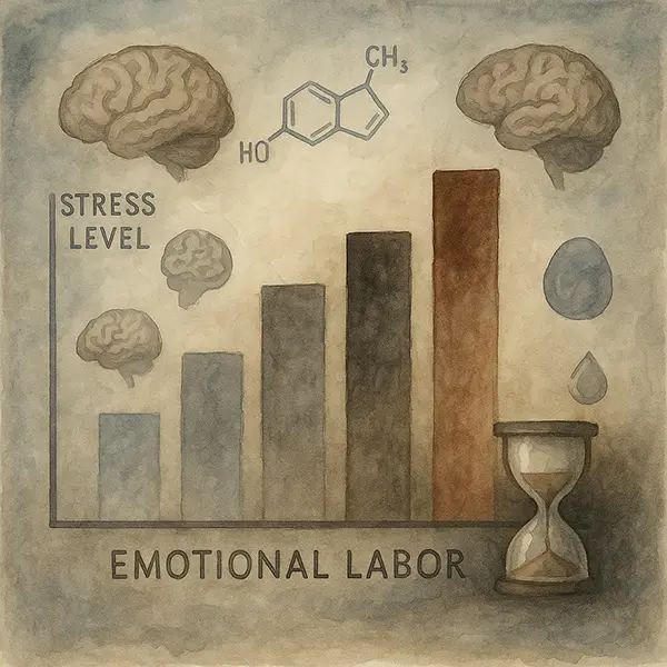 Science speaks: Research visuals on how emotional fatigue strains your system.