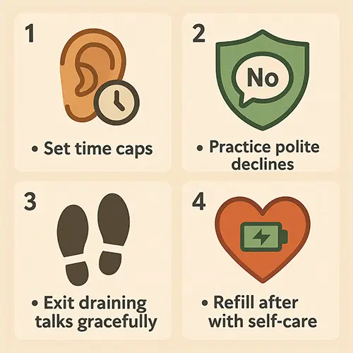 Step-by-step infographic Heal from Emotional Burnout