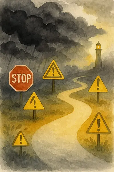 Stormy path to red flags when growth anxiety signals deeper issues
