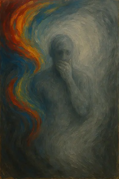 Swirling emotions fading emotional and physical signs of fearing you're too much