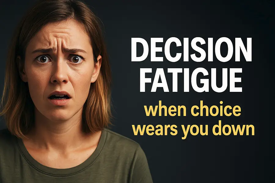The Exhaustion of Constant Micro-Decisions (Decision Fatigue)