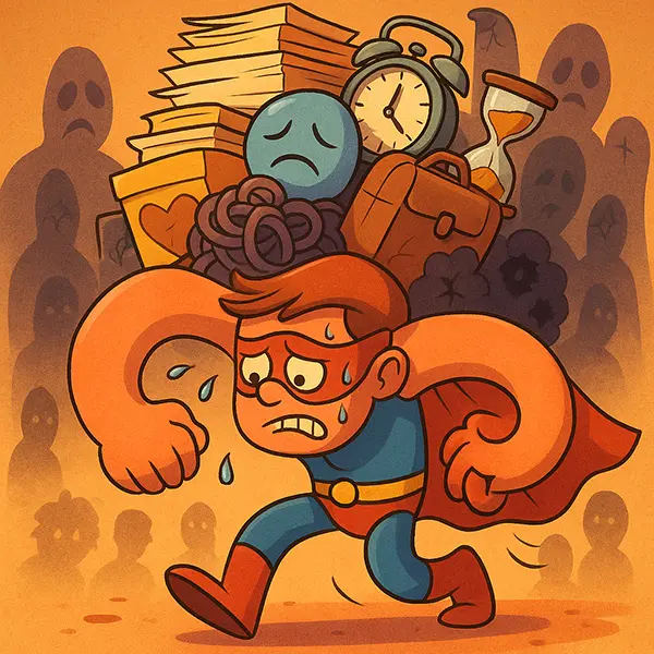 The hidden toll of overfunctioning: Feeling like a superhero but crashing from the weight?
