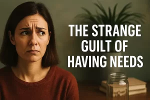 emotional safety when asking for help and receiving support from loved ones - The Strange Guilt of Having Needs (And Learning to Ask Anyway)