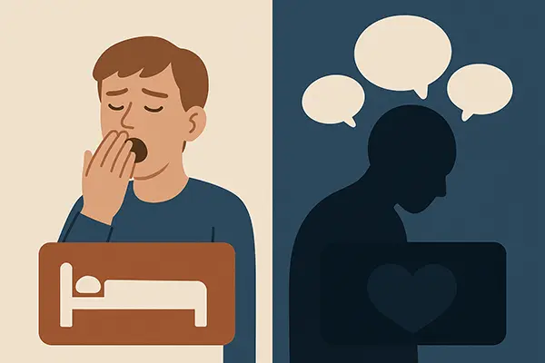 Tired vs. drained: Spot the difference between physical exhaustion and emotional fatigue.