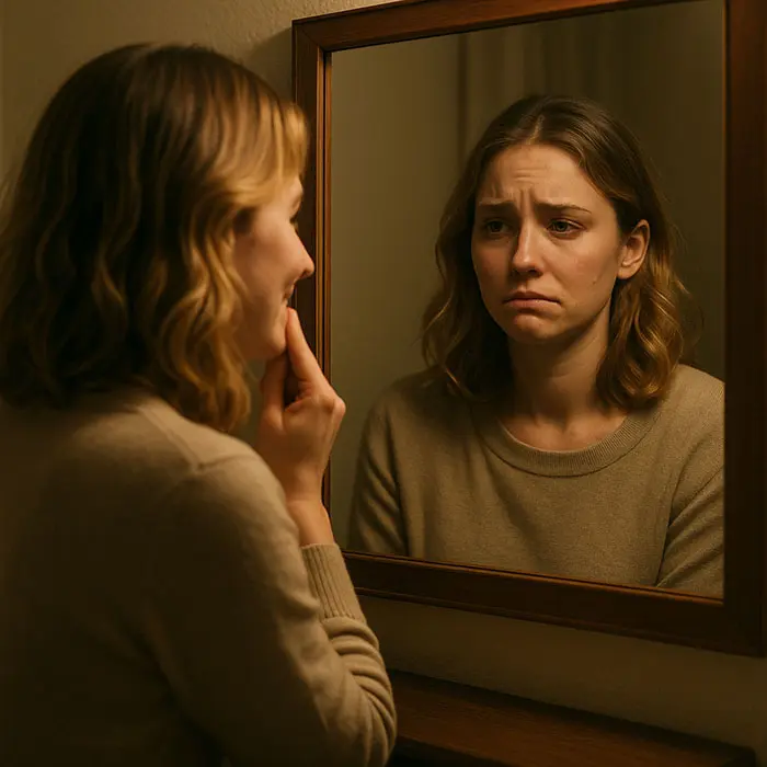 Why hiding true emotions behind a forced smile (even in a mirror)