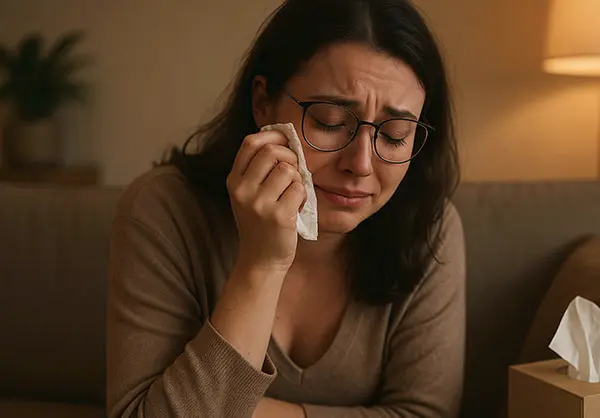 Why does crying feel so exhausting? Keyword: emotional release