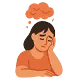 Emotional exhaustion icon