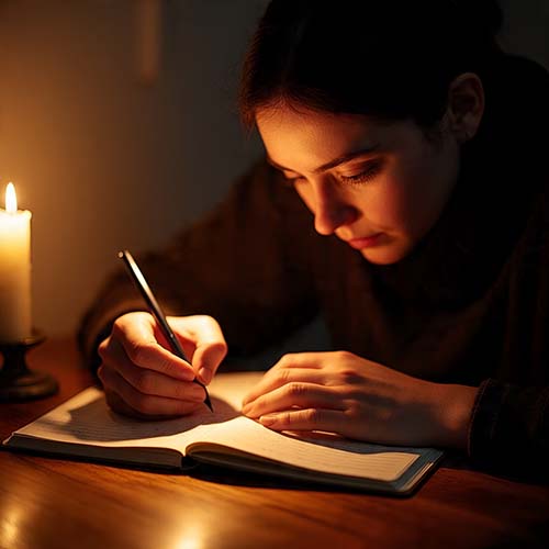 journaling as part of emotional hygiene after empathy overload