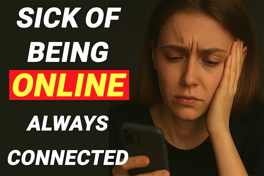 Why Always Being Online Drains You & How to Set Boundaries That Work