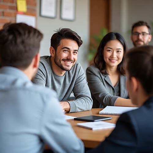 person confidently embracing not knowing in conversation