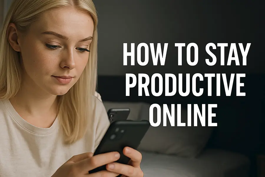 How to Stay Productive Online: Essential Hacks for Digital Wellness and Peak Focus