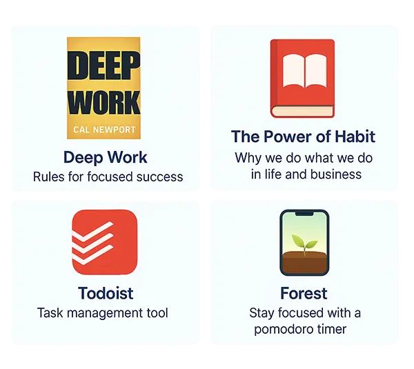  Must-have resources for online productivity books, apps, and sites to transform your workflow