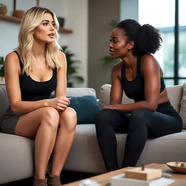 Opening up to a friend about burnout, keyword: vulnerability