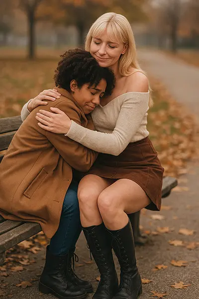 Supporting others while hiding exhaustion, keyword: emotional labor